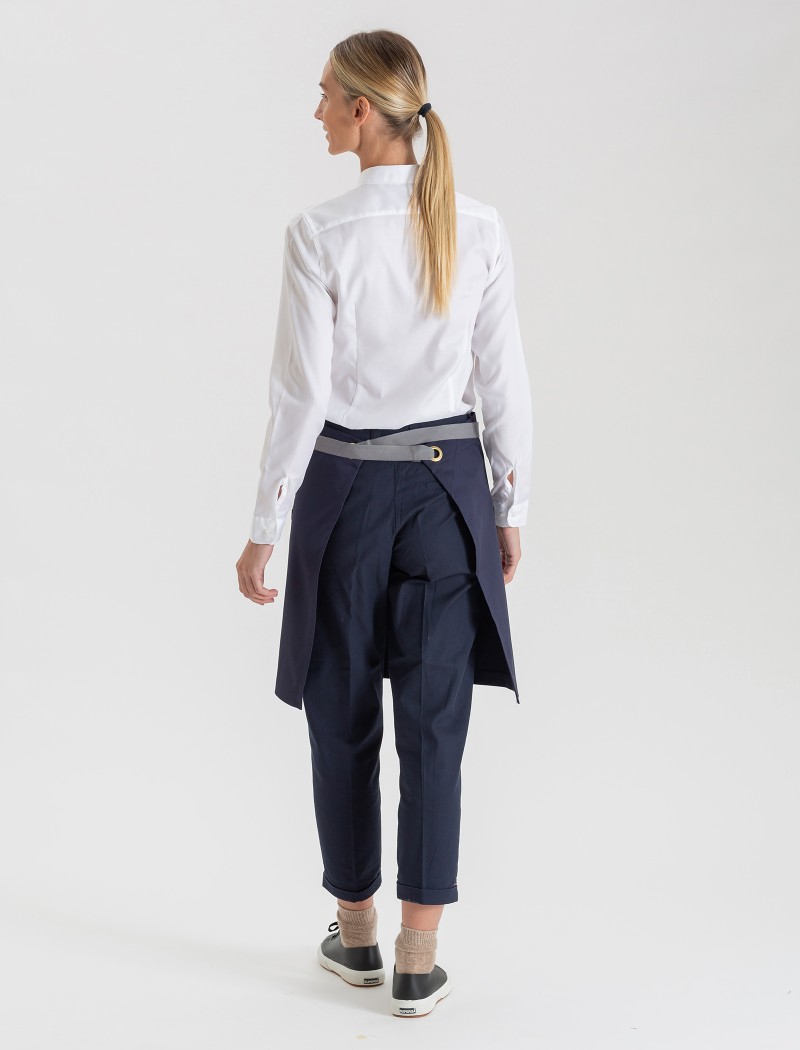 2 Delantal Midi Azul