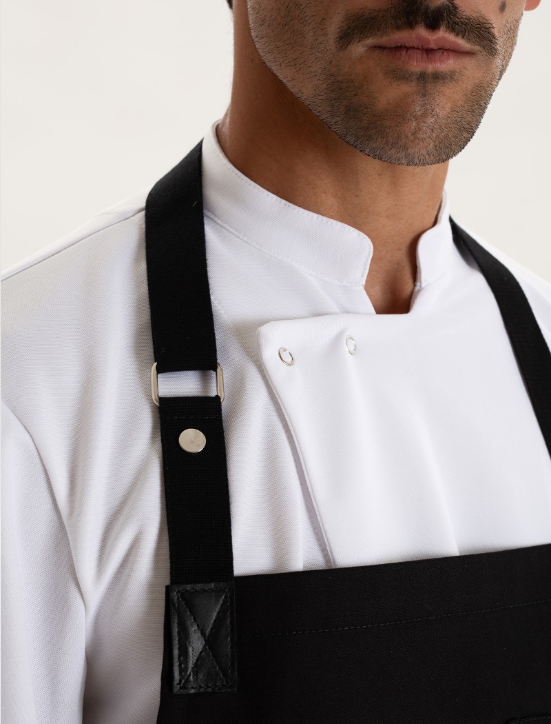 1NEGRO Delantal Clipper Negro