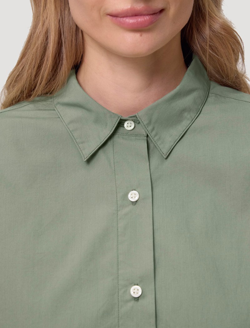 3 Camisa Popelín Mujer Soft Khaki