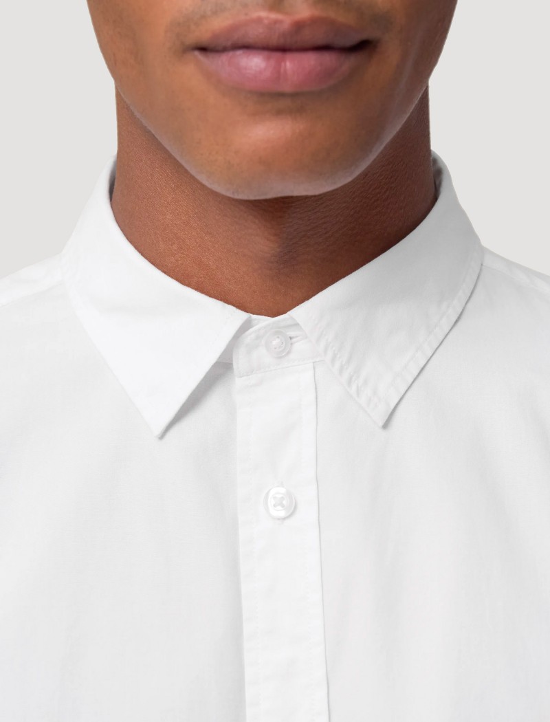 3 Camisa Popelín Hombre Blanca