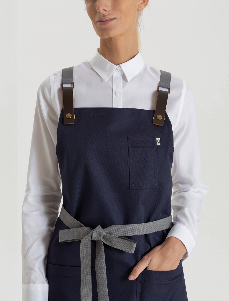 3 Delantal Garbo Azul