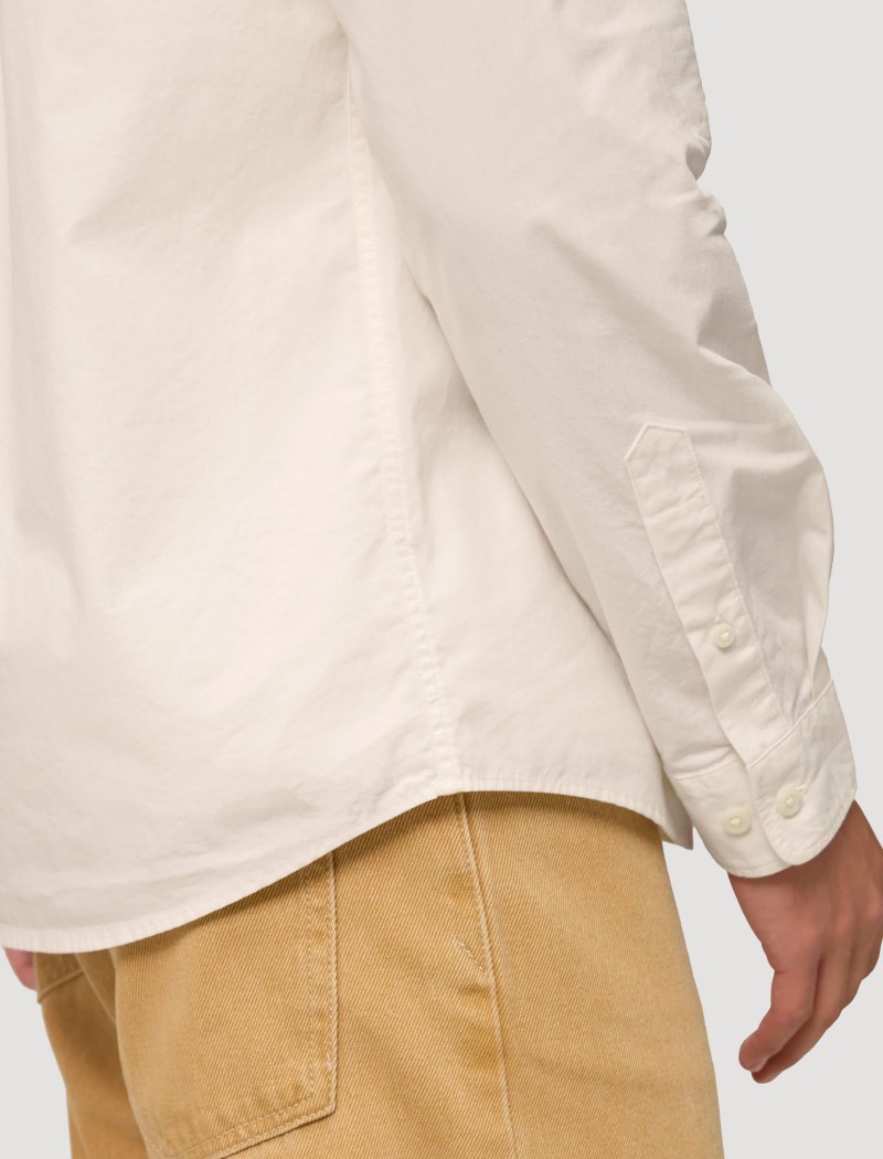4 Camisa Popelín Hombre Cream