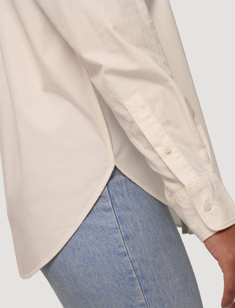 4 Camisa Popelín Mujer Cream