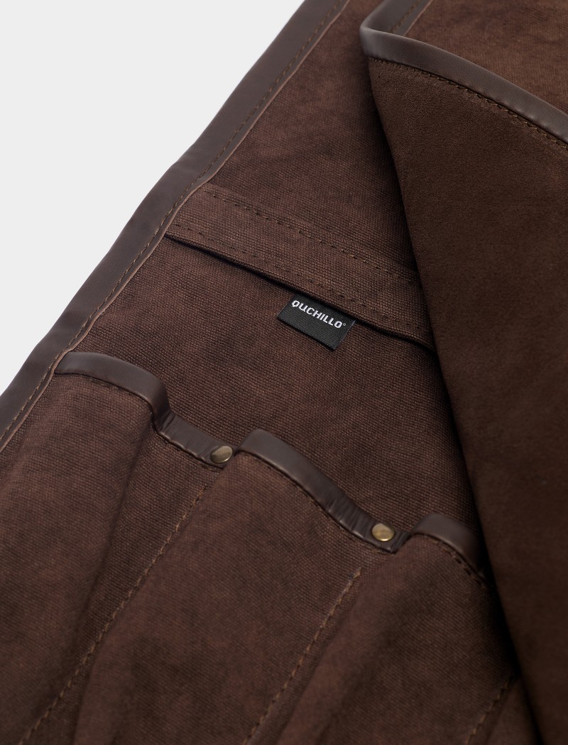 4 Bolsa Roller Cuchillos Marrón