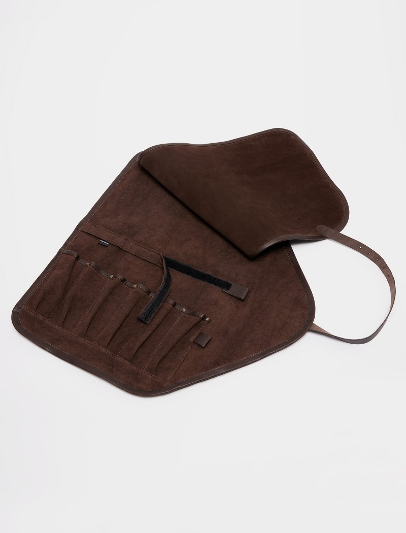 5 Bolsa Roller Cuchillos Marrón