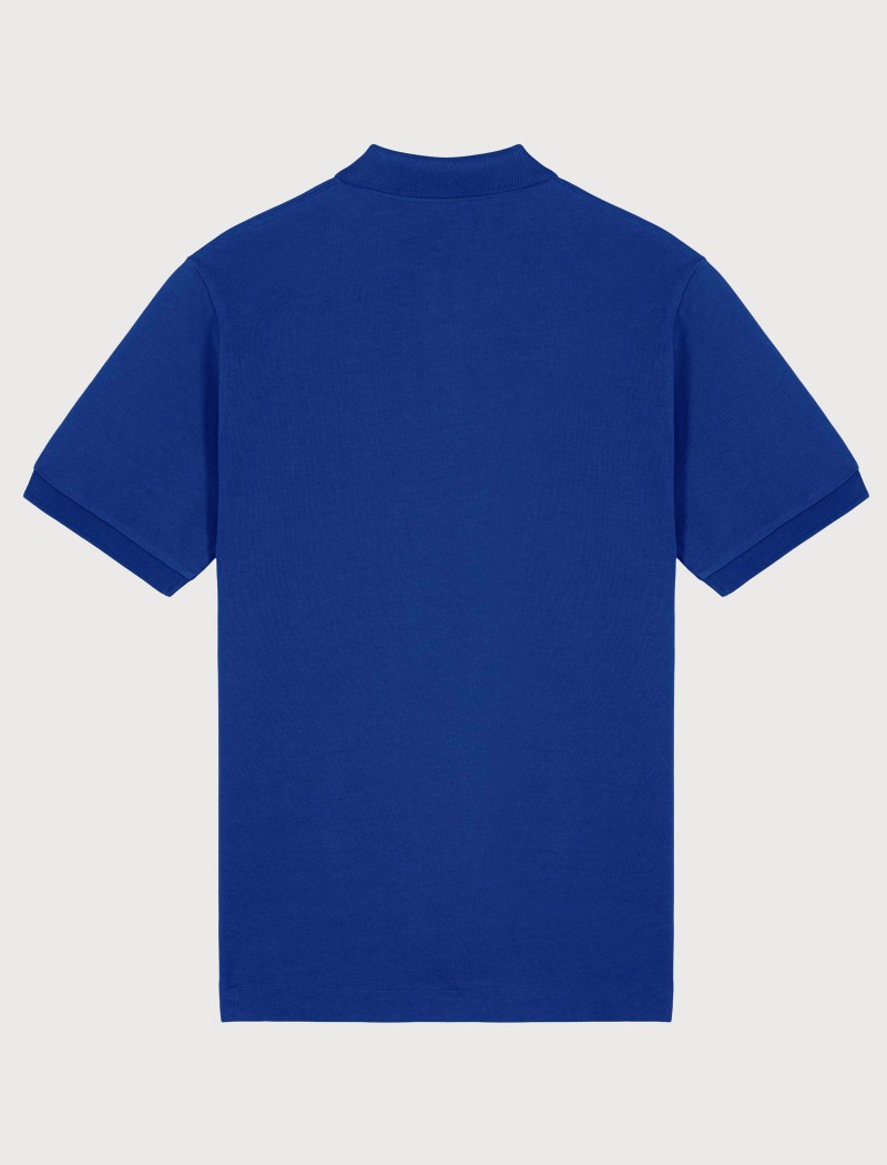 lila-5 Polo MC Worker Blue Unisex