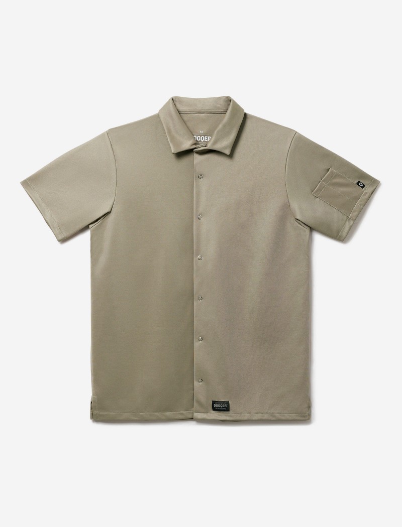 squere kaki Camisa Square Moss