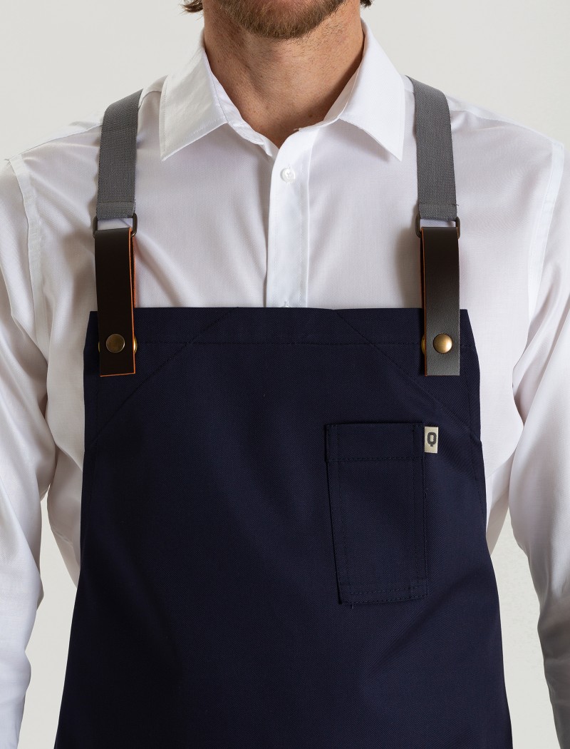 7 Delantal Garbo Azul