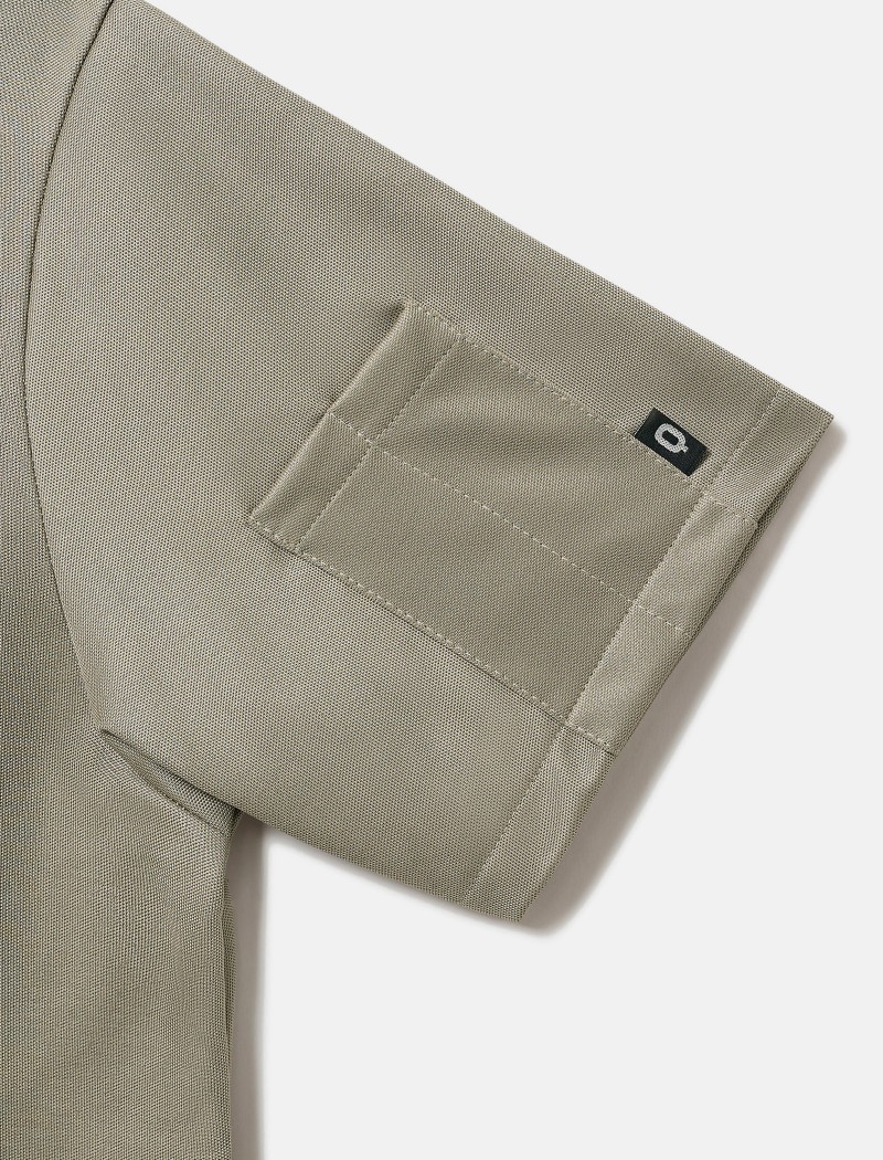 squere kaki Camisa Square Moss