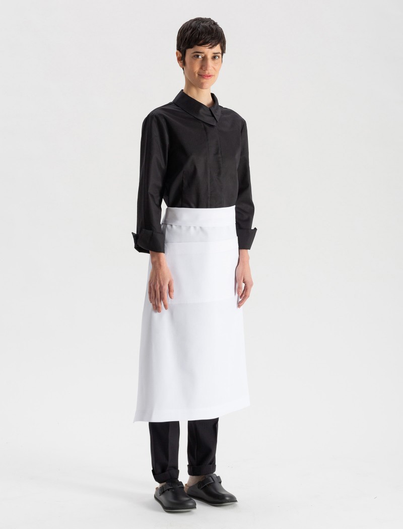 DELANTAL FRANCES WHITE-2 Delantal Lang Blanco