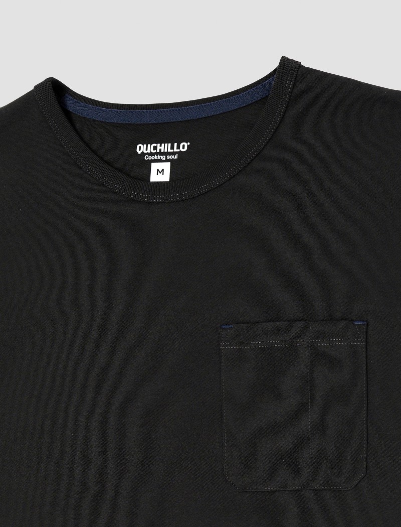 CAMI-GRIS-1 Chef Tee Charcoal