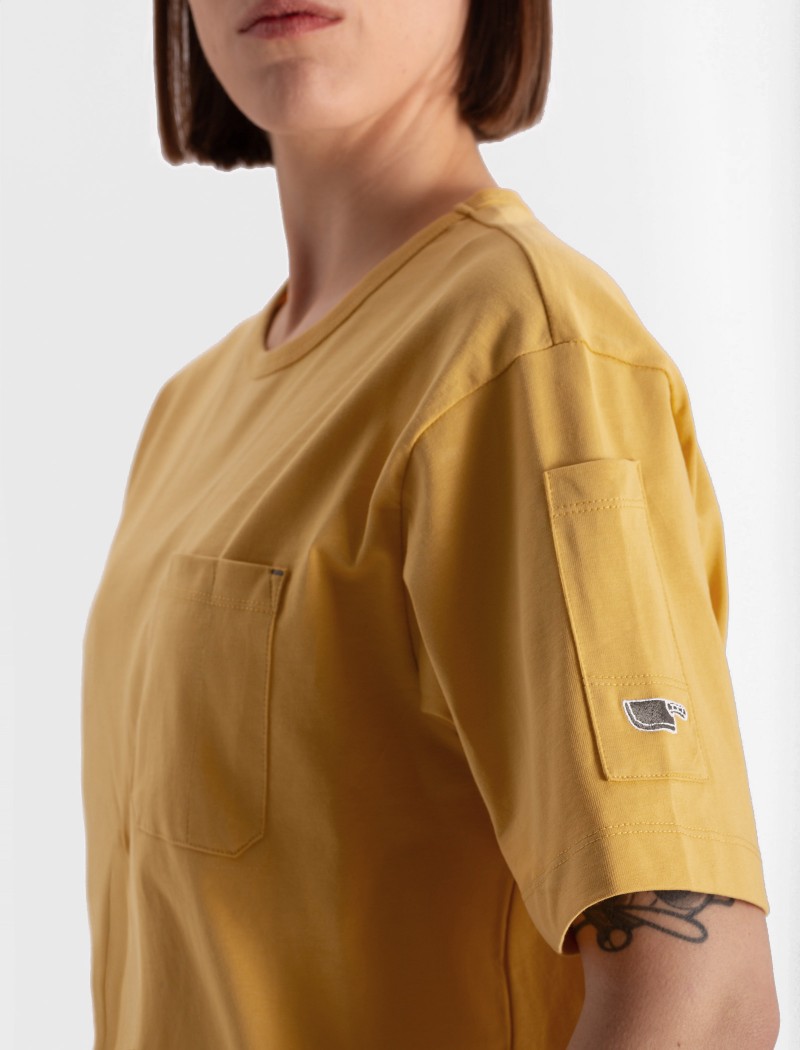 amarillo-mujer-2b Chef Tee Ochre
