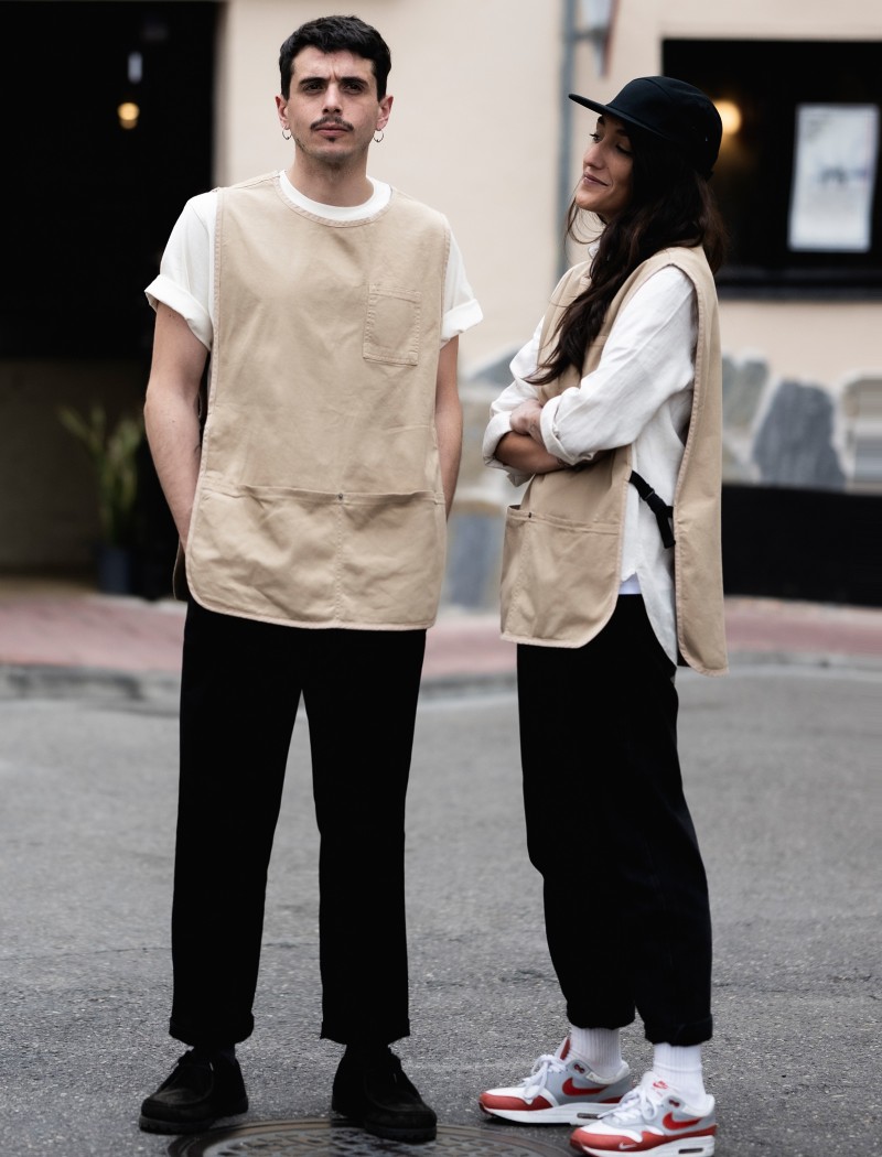 moka Delantal Moka Sand