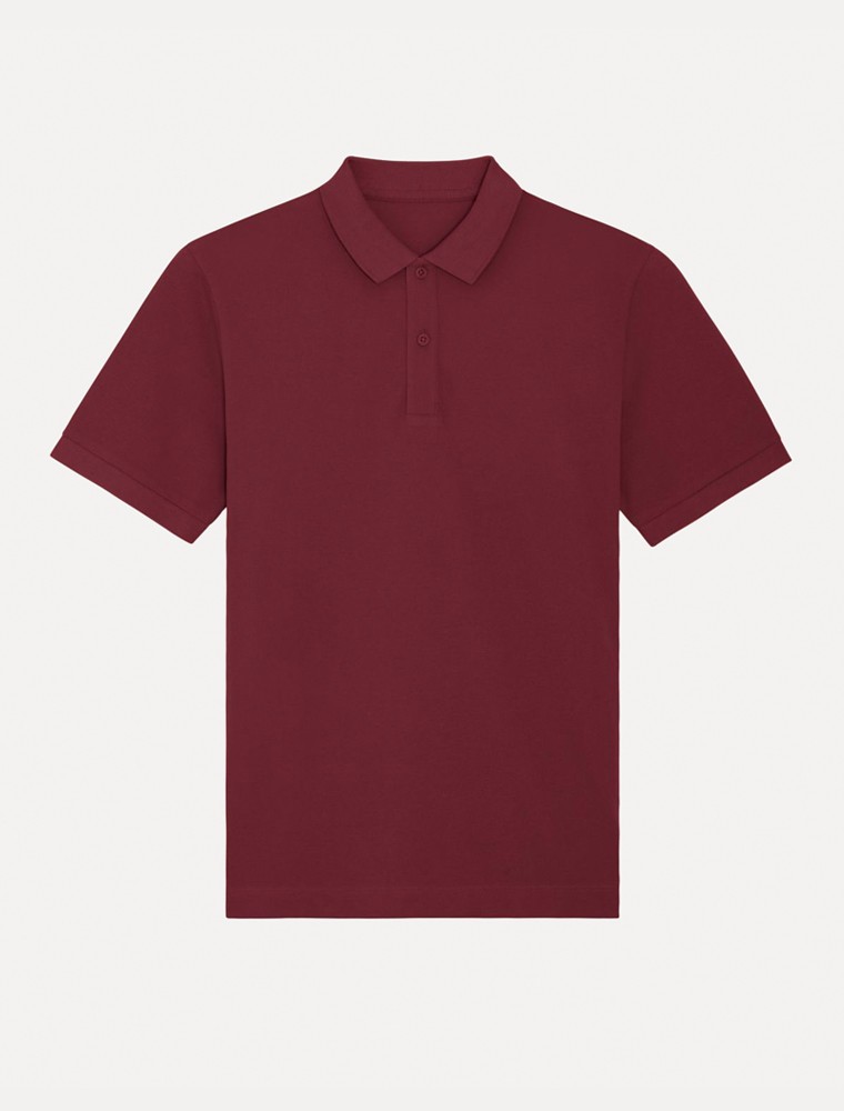 Polo granate Polo de hombre granate