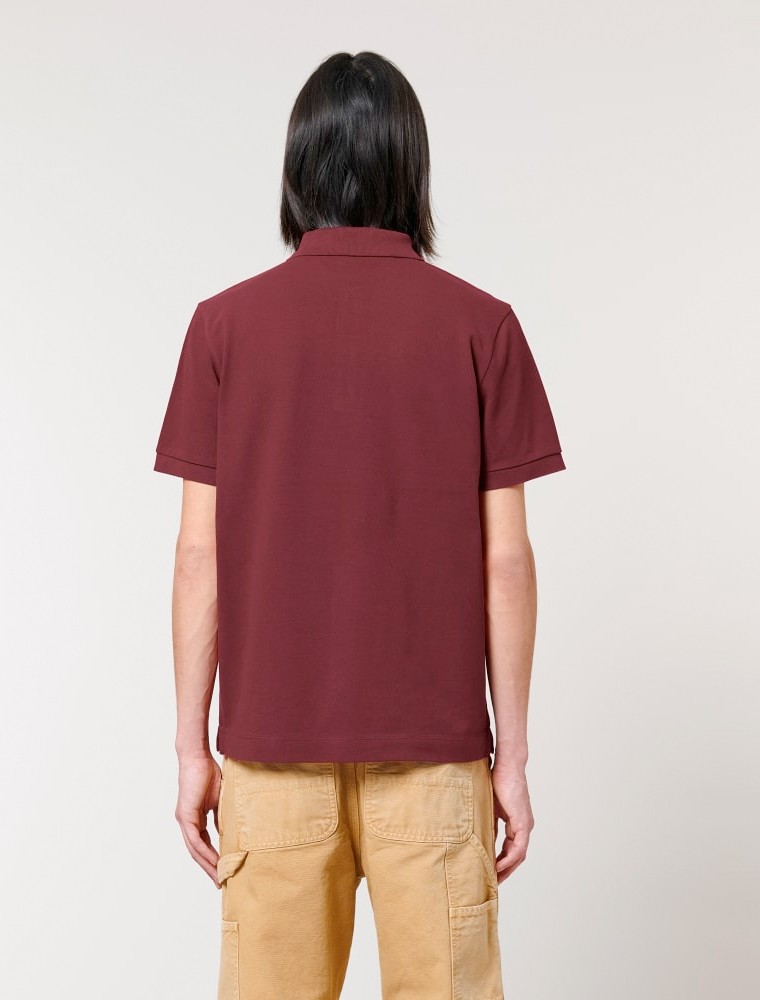 Burgundy-6 Polo MC Burgundy Unisex
