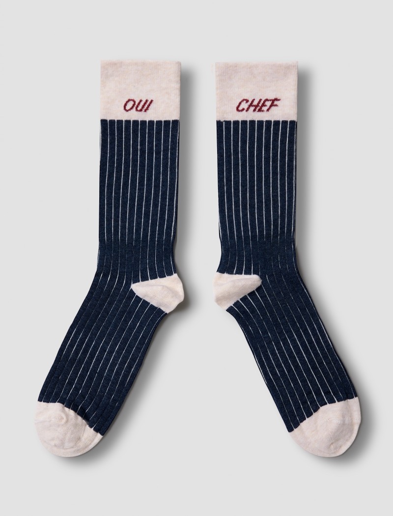 AZUL Calcetines Oui Chef Navy