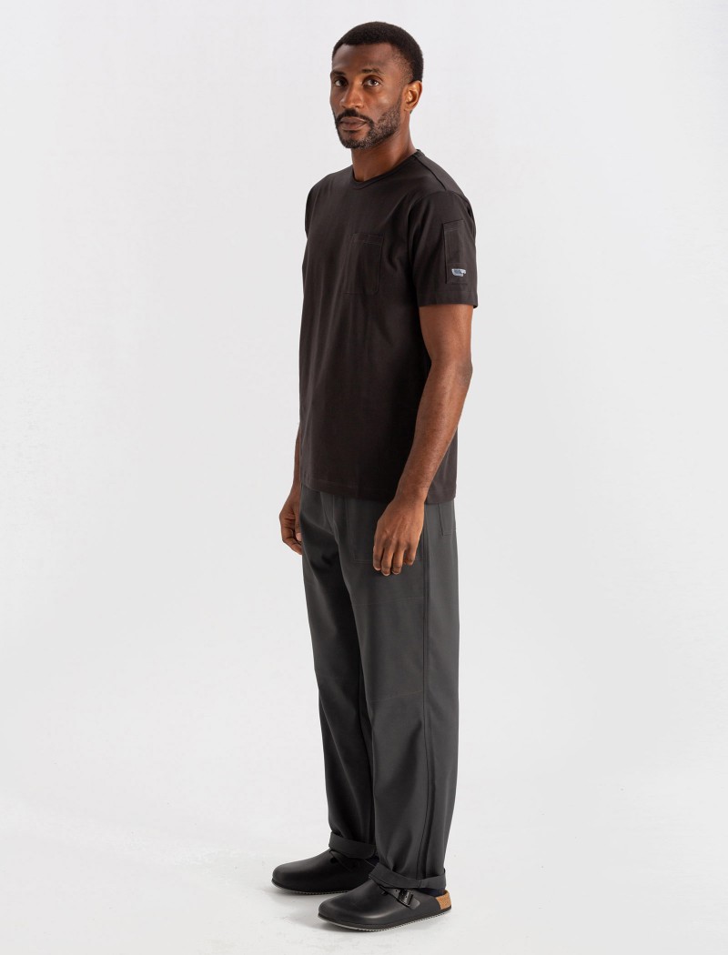 CAMI-GRIS-7 Chef Tee Charcoal