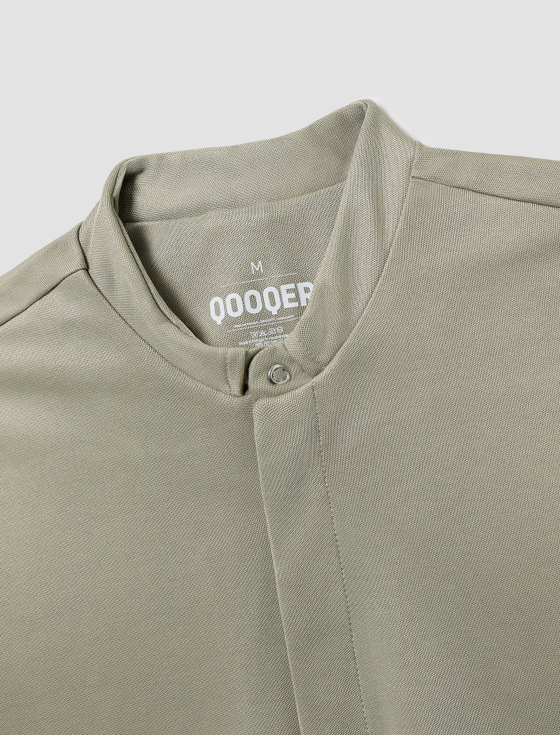 square kaki Camisa Jac Moss