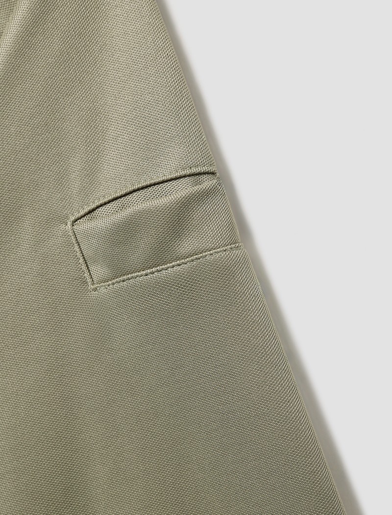 square kaki Camisa Jac Moss