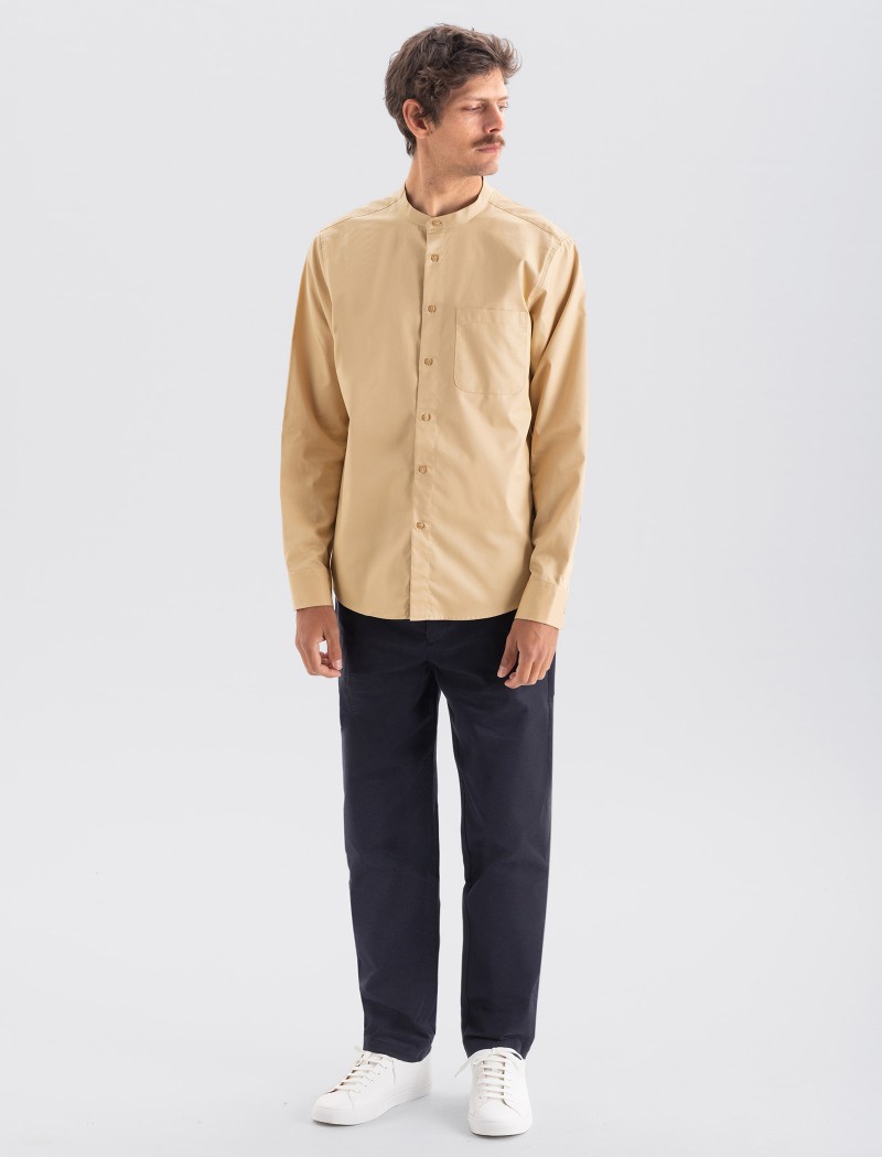 Camisa-mao-hombre-SAND-4 Camisa Mao Hombre - Sand