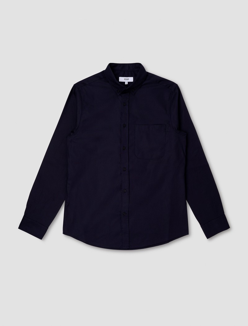 Camisa-oxford-hombre-navy-7 Camisa Oxford Hombre - Navy