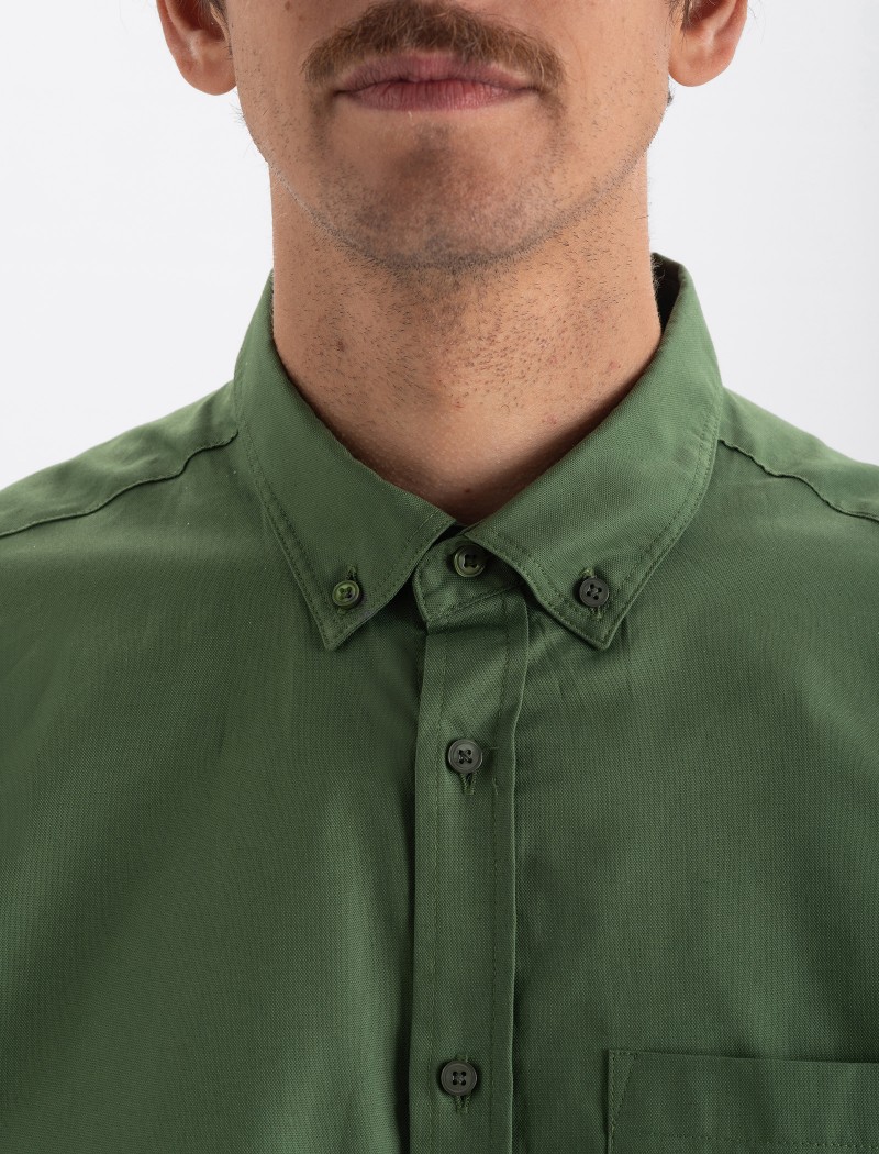 Camisa-oxford-hombre-verde-2 Camisa Oxford Hombre - Forest