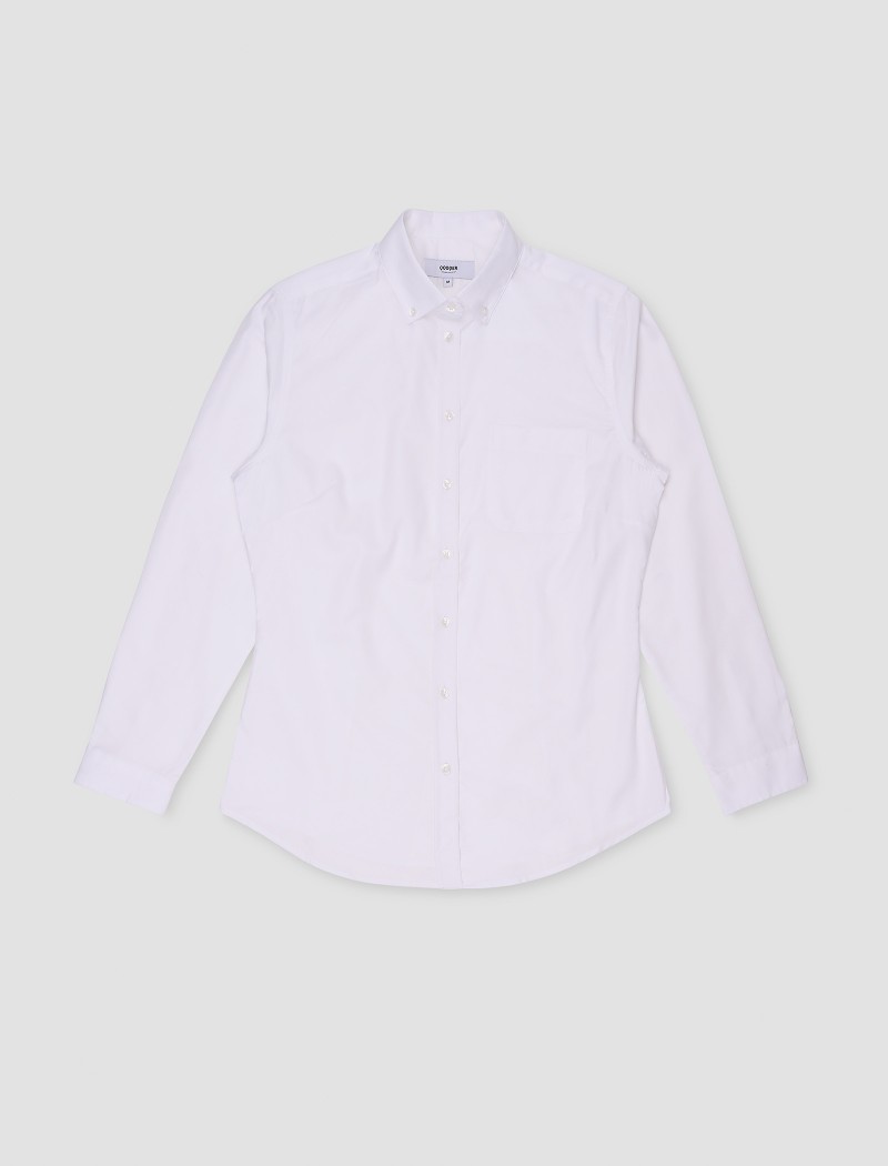 Camisa-oxford-MUJER- BLANCO-6 Camisa Oxford Mujer - Blanca