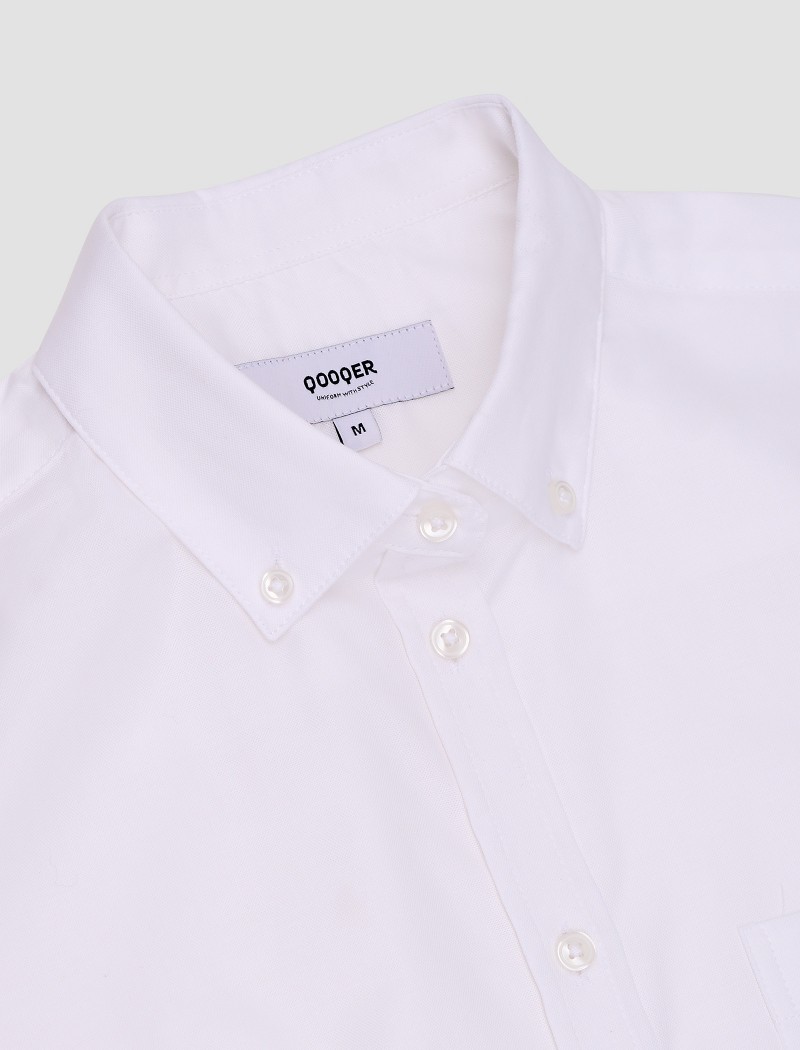 Camisa-oxford-MUJER- BLANCO-7 Camisa Oxford Mujer - Blanca