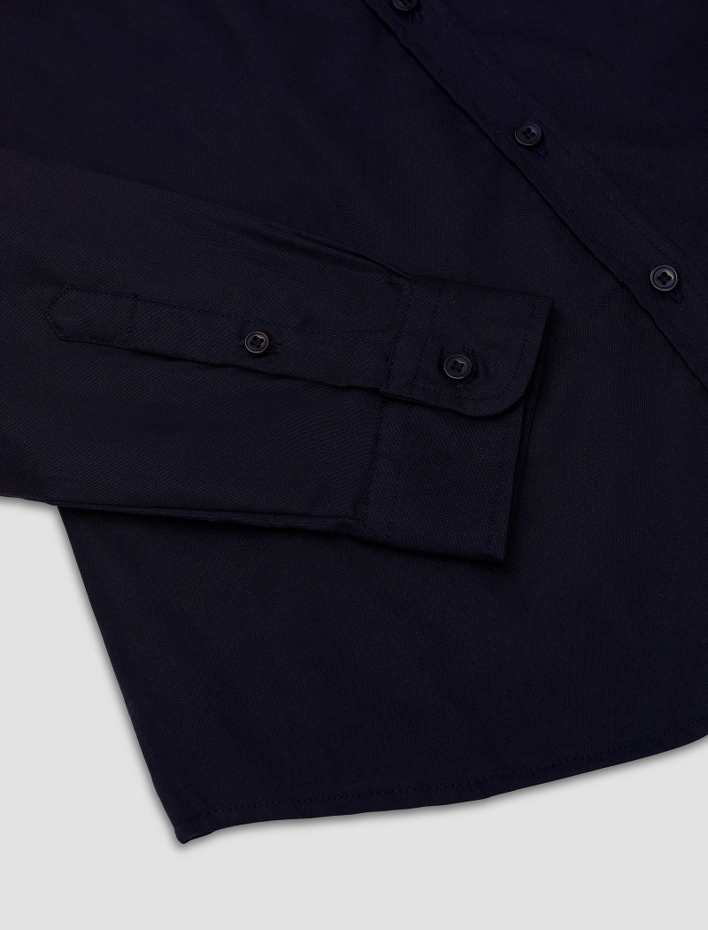 Camisa-oxford-mujer-navy-8 Camisa Oxford Mujer - Navy