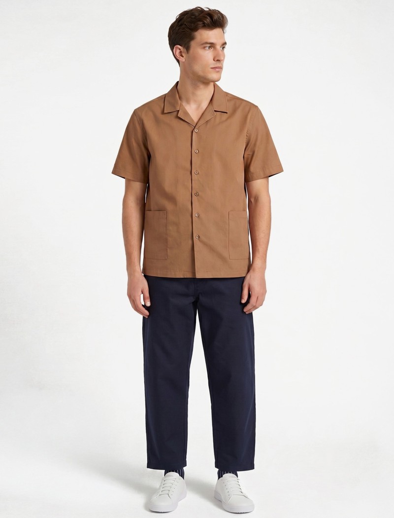 CAMISA_PULSE CINNAMON-6b Camisa Pulse Unisex - Cinnamon