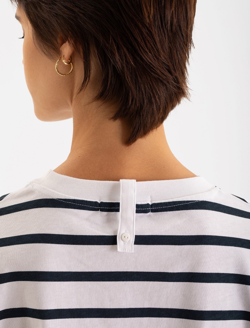 Camiseta-Striped-ML-3 Camiseta Unisex Striped ML