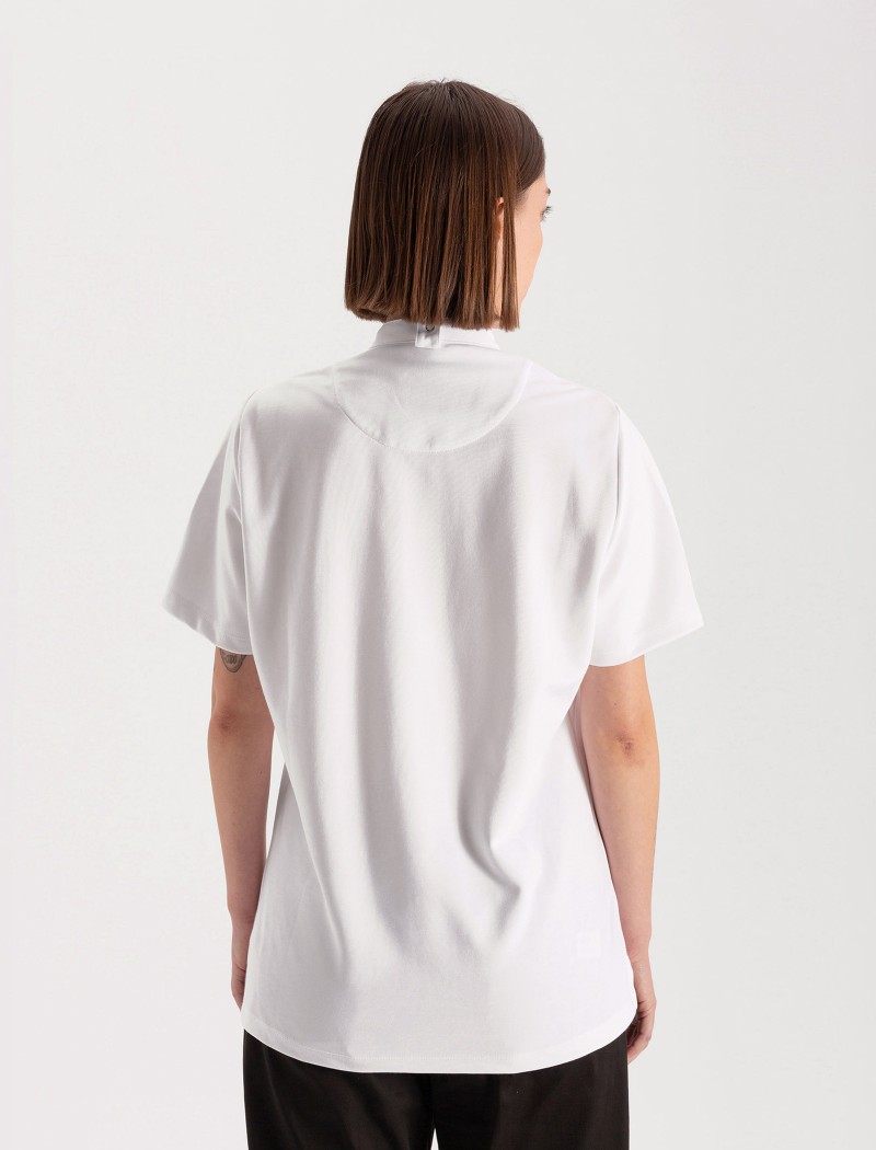 1 Chaquetilla Cargo Mujer Blanca