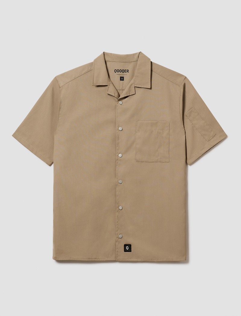 Camisa de chef ligera khaki Camisa Concept Khaki