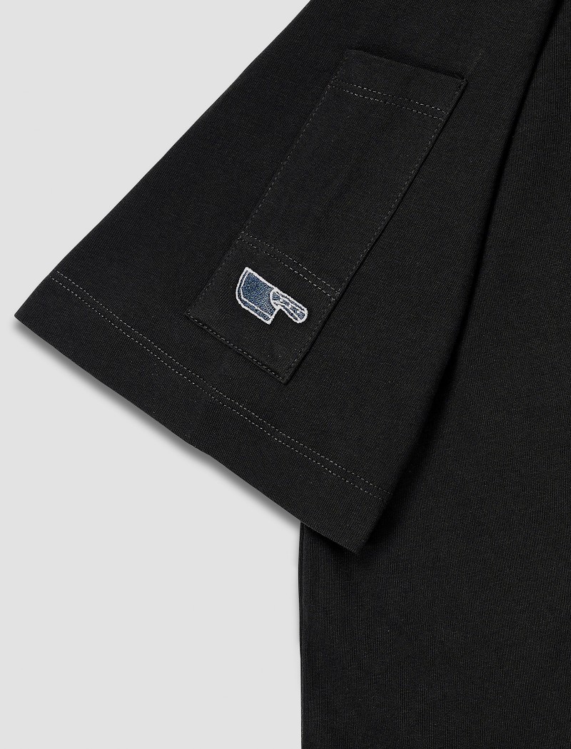 CAMI-GRIS-1 Chef Tee Charcoal