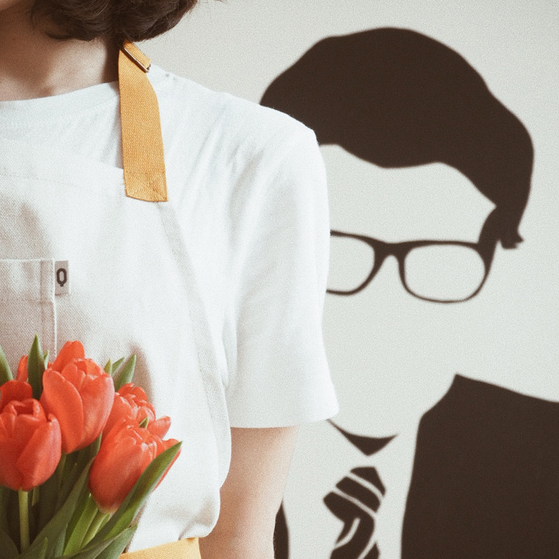 Interview: Illustrator Coco Dávez wears our apron