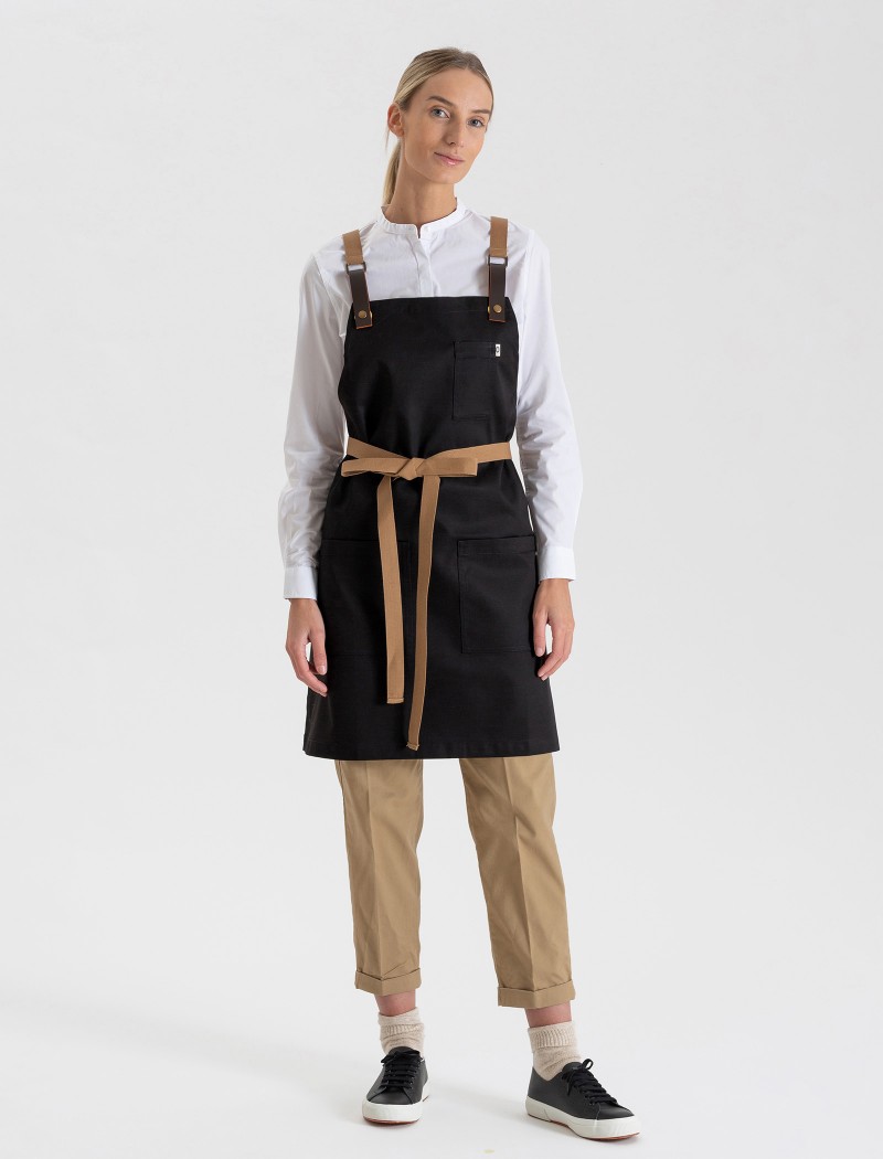 Delantal negro resistente y ligero
Delantal negro para camareros