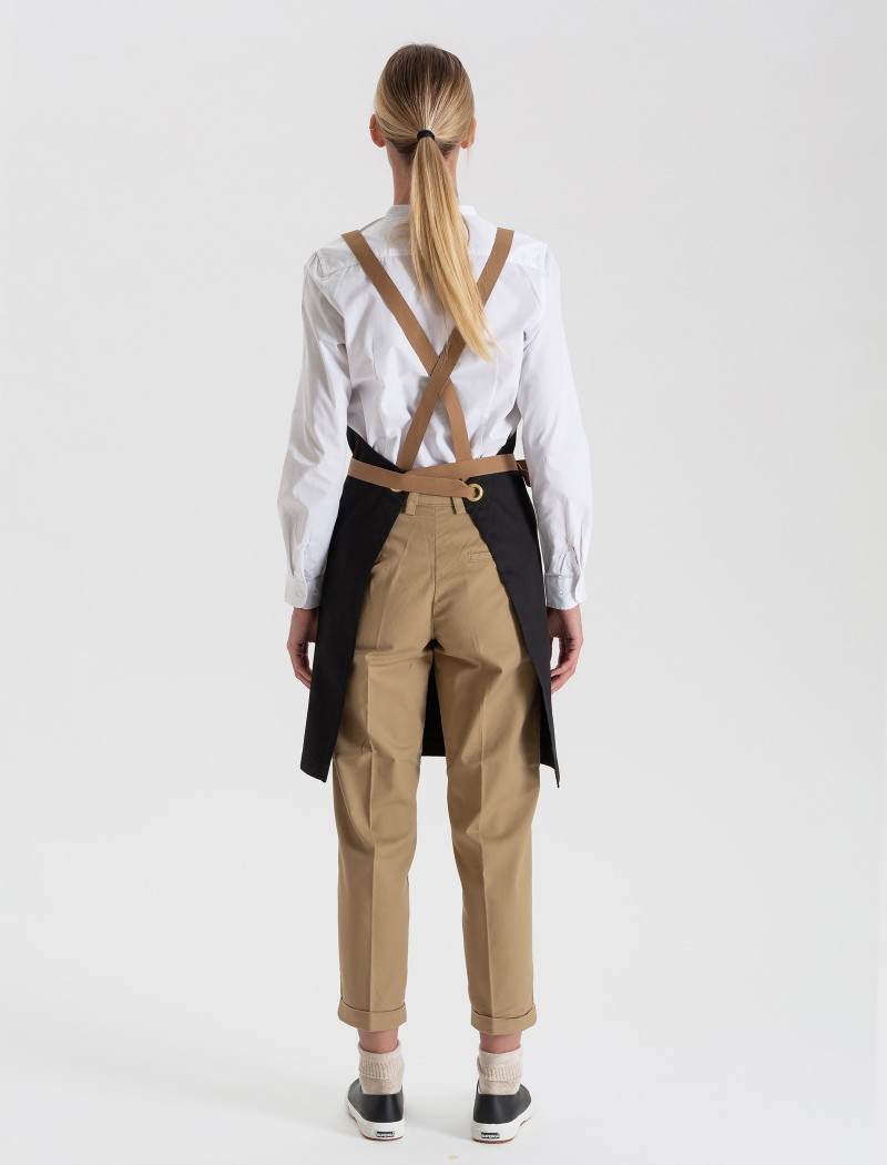 Delantales para hostelería con cintas cruzadas Delantales para hostelería con cintas cruzadas