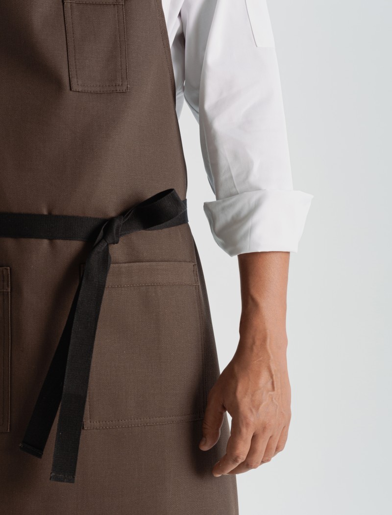 Delantal Grados Marrón-4 Marrón detalle