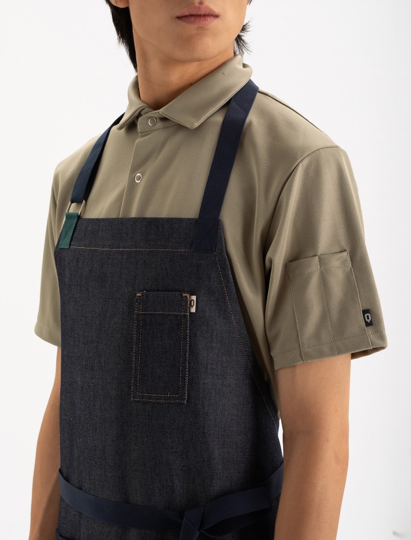 Delantal denim cocinero Delantal azul denim