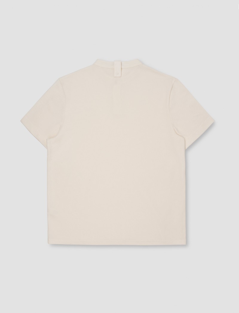 ECRU-2 Polo Lacey Unisex - Ecru