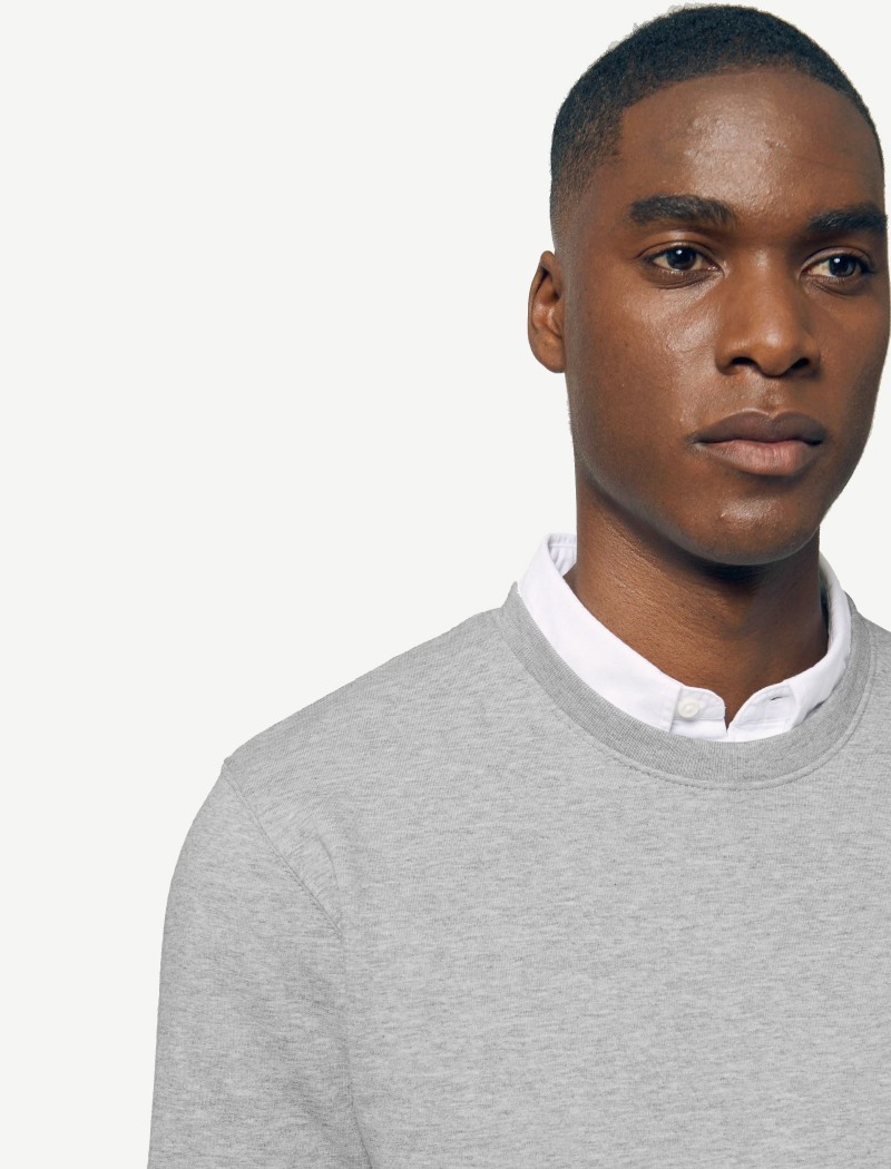 gris 3 Sudadera Unisex Heather Grey