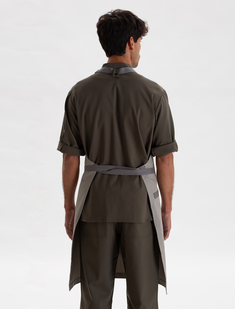 gris Delantal Clipper Gris