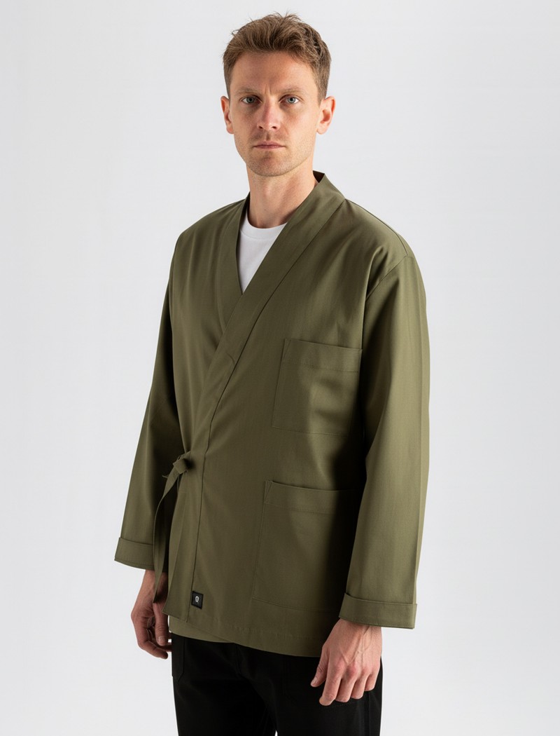 haku-army26489aa Camisa Kimono Haku - Army