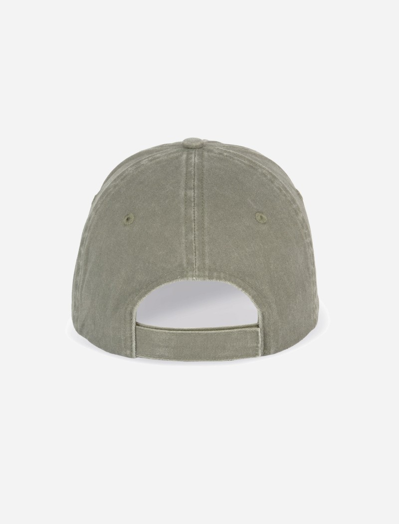Gorra Denim olive 4 Gorra vintage color verde oliva