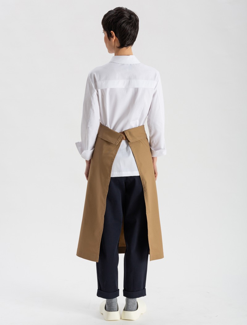 largo beig-6 Delantal Lang Sand