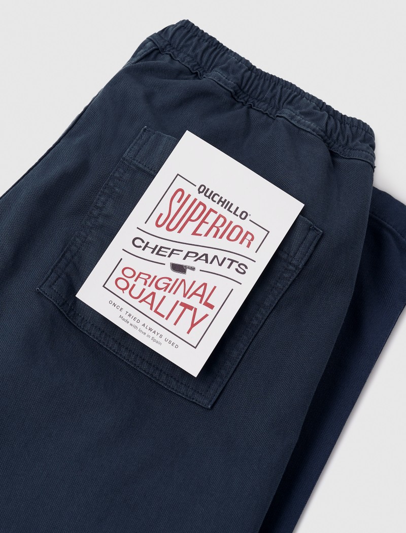 navy-6 Pantalón Superior Chef Navy