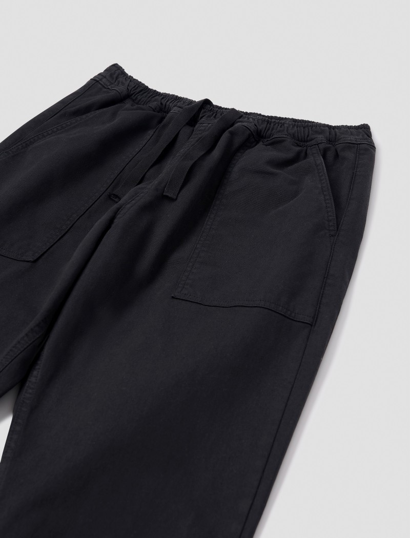 negro Pantalón Superior Chef Black