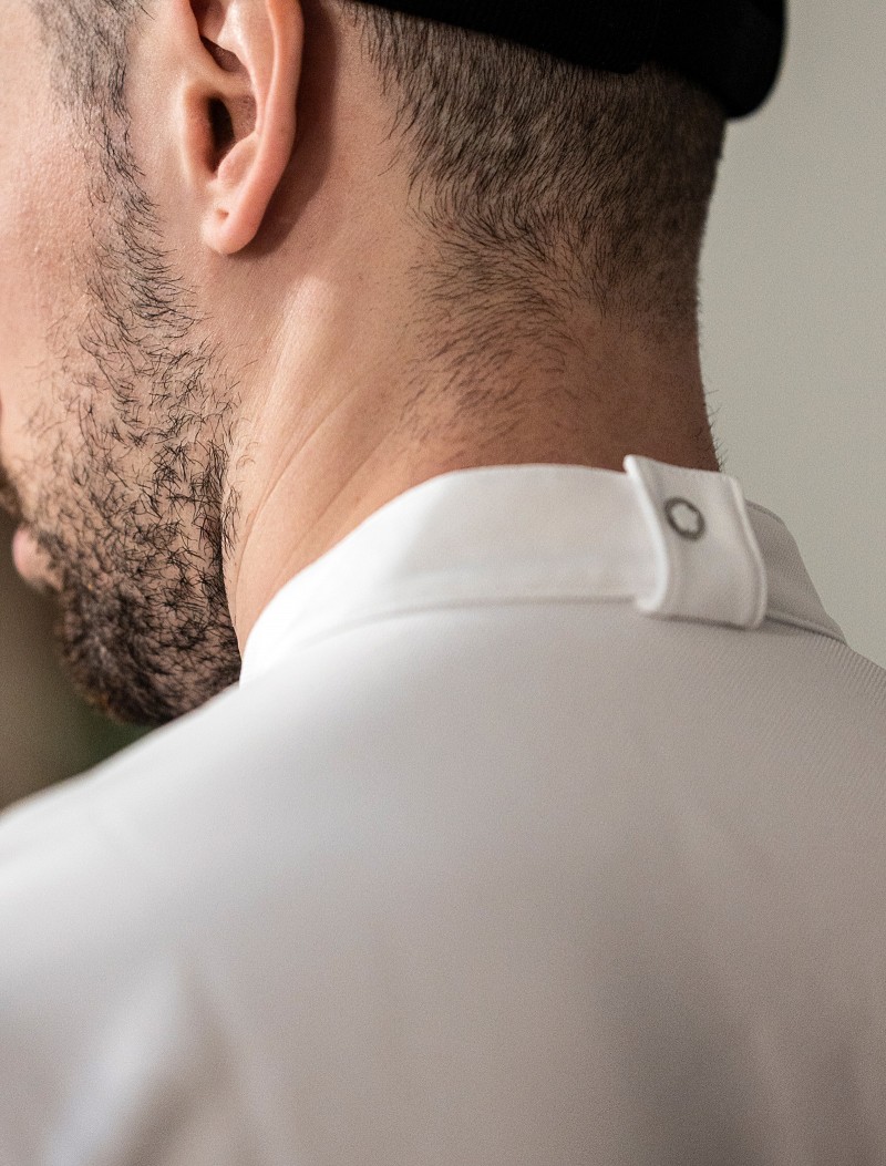 Chaquetilla cargo blanca 5 Chaquetilla Cargo Hombre Blanca