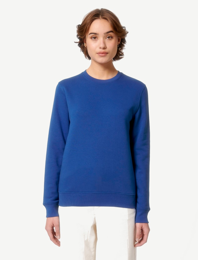 sudadera azul 3 Sudadera Unisex Worker Blue