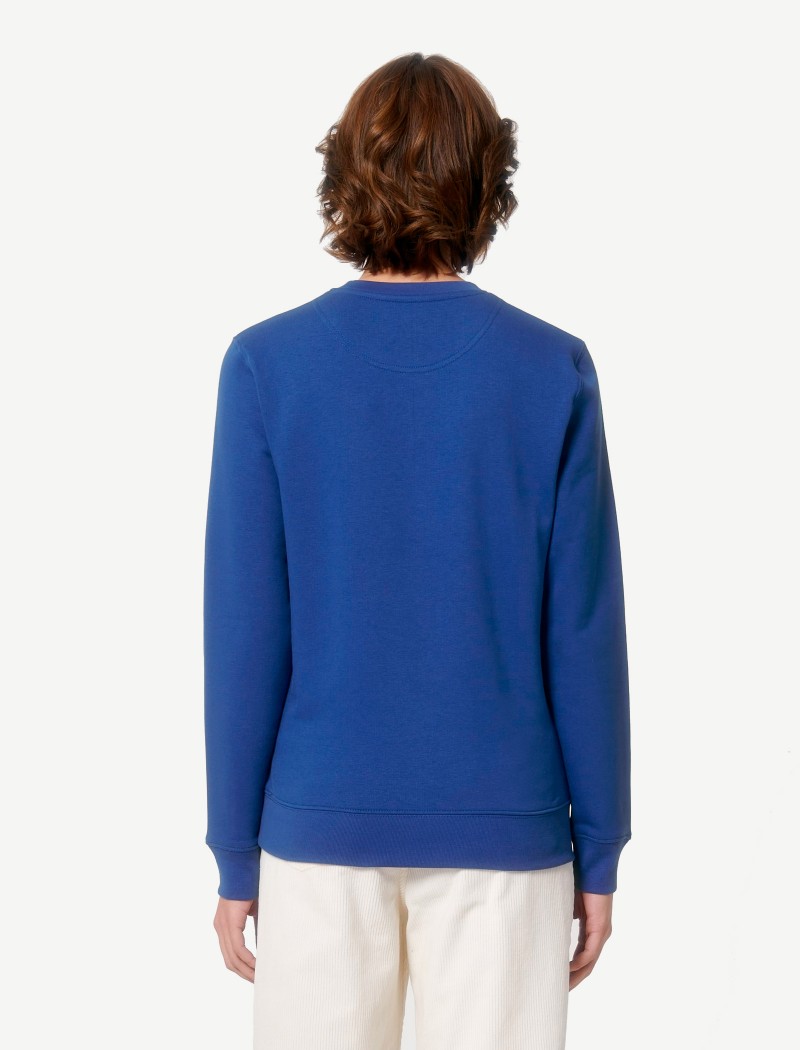 sudadera azul 5 Sudadera Unisex Worker Blue